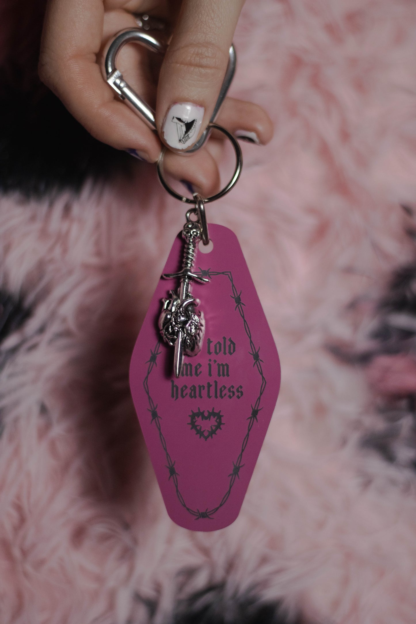 "Heartless" Carabiner Accessory